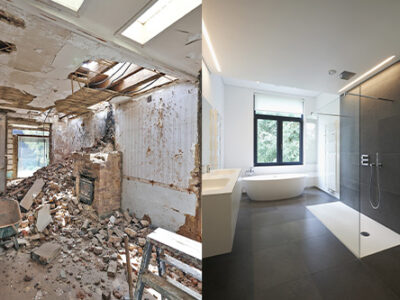 Before and after of “Maximize Space in Your Bathroom” | Northshore Renovations